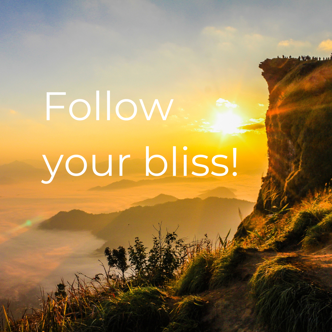 Follow your bliss Follow your bliss